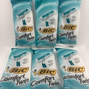 (6) 2 Pack Bic Comfort Twin Sensitive Skin Men Disposable Razors 12 Total Razors